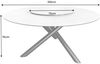 riess-ambiente Esstisch SPIN 150cm weiß/schwarz - Keramik, Metall, mit abnehmbarer Drehplatte (Einzelartikel, 1-St), runde Platte im Marmor-Look mit 360° Lazy Susan - ideal für 6 Personen Bild 3