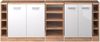 Dachschrägenschrank-Set Rion Weiß Hochglanz 210 cm 5er Set Schrankkorpuss 60 cm Tiefe Vicco Bild 4