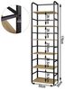 Standregal mit 6 Ablage 50 x 30 x 176 cm Eiche Hell Bild 3