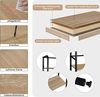 Standregal mit 6 Ablage 50 x 30 x 176 cm Eiche Hell Bild 5