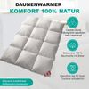 Angebot Canada Daunendecke extra warme Winterdecke 100% Daune 155x220 cm C5 Arktic Kissen 80x80 cm Bild 2
