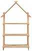 Kinderregal Hamarøy Bambus in Hausoptik 137x90x30cm [en. casa] Bild 5