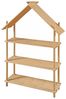 Kinderregal Hamarøy Bambus in Hausoptik 137x90x30cm [en. casa] Bild 4