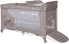 Lorelli Reisebett Moonlight zwei Ebenen, faltbar, Wickelauflage, Matratze, Räder braun Bild 5
