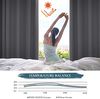 PONY DANCE Vorhang Grau Blickdicht 2er Set H 228 x B 167 cm Wohnzimmer Gardinen Verdunkelnd mit Ösen Verdunklungsvorhänge Thermovorhang Hitzeschutz Haustür Bild 3