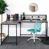 FurnitureR FR Carnation Schreibtischstuhl Bürostuhl Stoffsitz Ergonomischer Arbeitsstuhl ohne Armlehne Höhenverstellbar Drehstuhl 2er Set Pink, I, Textil Metall, Rosa+Aqua, 40 x 38.5 x 87 cm Bild 4