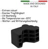 BigDean Blumentopfuntersetzer 24x Blumentopf Füßchen Anthrazit Pflanzkübel Untersetzer extra stabi, Zubehör für Pflanztöpfe, Set, 24-tlg, Robuste, Standhafte, Füßchen für Blumentöpfe, Kübel und mehr Bild 4