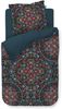 PIP Studio Perkal Bettwäsche 135x200 Il Ricamo darkblue Wende Blütenmeer Ornamente Bild 2