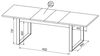 Esstisch Küchentisch Lamia 160-240x90x70cm Eiche Wotan schwarz Bild 3