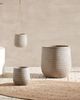 Blumentopf taupe rund 39 x 39 x 44 cm LIVADIA Bild 2
