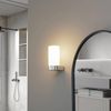 Lucande Wandleuchte Basolo, Metall, Chrom IP44, 1 x 10 W LED Bild 3