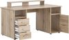 Schildmeyer Niels Schreibtisch, Holzwerkstoff, Wildeiche Dekor, 150 x 70 x 74 cm Bild 5