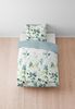 biberna Tencel Bettwäsche FLORAL, aqua, 1x 135x200 cm + 1x 80x80 cm Bild 5