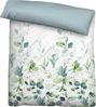 biberna Tencel Bettwäsche FLORAL, aqua, 1x 135x200 cm + 1x 80x80 cm Bild 2