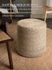 Hanse Home Jutta Jute Pouf - Natürlicher Sitz-Pouf aus Jute, Zylindrische Form im Boho Look, Hocker, Ottoman, Sitzhocker, Sitzkissen für Wohnzimmer, Esszimmer, Flur - Natur Greige, 40 x 40 x 40 Bild 4