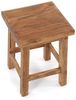 DESIGN DELIGHTS Hocker HOLZ HOCKER "MASSIV 48", Mahagoni, 48x35cm (HxB), Sitzhocker, Holz Bild 3