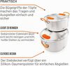 GSI Outdoors 68183 Set Edelstahl Silber Orange Silikon Edelstahl Bild 4