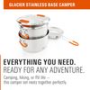 GSI Outdoors 68183 Set Edelstahl Silber Orange Silikon Edelstahl Bild 2