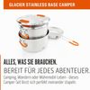 GSI Outdoors 68183 Set Edelstahl Silber Orange Silikon Edelstahl Bild 2