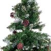 Künstlicher Weihnachtsbaum mit LED Beleuchtung Schnee bestreut 180 cm grün PALOMAR Bild 4