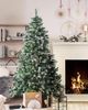 Künstlicher Weihnachtsbaum mit LED Beleuchtung Schnee bestreut 180 cm grün PALOMAR Bild 2