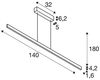 SLV 1006190 ONE LINEAR 140 PHASE up down Pendelleuchte messing 35W 2700K und 3000K Bild 5