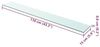 vidaXL Regalböden 2 Stk. Glas Transparent 110x15 cm 3051588 Bild 2