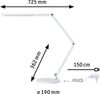 Paulmann No. 78911 LED Schreibtischleuchte FlexBar Weiß 10,6W WhiteSwitch 3.000K Bild 5