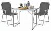 3-teiliges Campingmöbel Outdoormöbel Set Alu L80xB60xH68cm Anthrazit Bild 2