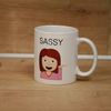 Thumbs Up Sassy Mug Emoji Tasse, Keramik, weiß, 12x9. 5x8 cm Bild 3