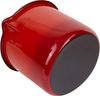 KRÜGER 1712RO Milchtopf mit Ausguss 1000 ml Rot-Grau mit Literskala, Stahlemaille Bild 5