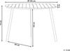 Gartentisch Kunststoff Heller Holzfarbton CAVOLI Bild 3