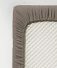 Fleuresse Mako-Satin-Spannlaken Colours, taupe Bild 3