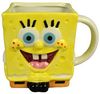 United Labels® Tasse Spongebob Schwammkopf 3D Square Tasse Kaffeetasse Becher 400 ml, Keramik Bild 3