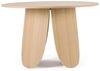 Esstisch Nydorl aus MDF, modern und rund, naturfarben, Ø 120 cm, für 3–4 Personen Bild 1