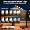 UPXNBOR Schreibtischlampe LED Dimmbar, Tischlampe mit Augenschutz & USB-Ladeanschluss, 5 Farbtemperaturen & 5 Helligkeitsstufen, Touch-Steuerung, faltbar, für Büro, Lesen und Homeoffice Bild 2