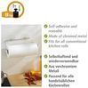 WENKO Wandrollenhalter Modell Static-Loc®, Küchenrollenhalter aus verchromtem Metall, Befestigen ohne Bohren Bild 3