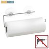 WENKO Wandrollenhalter Modell Static-Loc®, Küchenrollenhalter aus verchromtem Metall, Befestigen ohne Bohren Bild 2