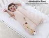Chilsuessy Baby Winter Schlafsack mit Füßen und abnehmbar Langarm Pyjamas aus Bio Baumwolle kleine Kinder Schlafsack für Baby 1 bis 7 Jahre (L/Koerpergroesse 110-120cm, Giraffe/3. 5 Tog Verdickt) Bild 3