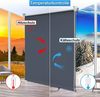 Homland Klemmfix Rollo Verdunkelung Thermorollo ohne Bohren Dunkelblau 120x170 cm (BxH), Verdunklungsrollo Wandmontage & Deckenmontag, Sichtschutz & Sonnenschutz für Fenster und Tür Bild 2