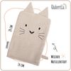 Räuberella Waschlappen, Waschhandschuh, 3er Set aus Musselin Geschenk zur Geburt (Rosa-Beige-Flieder) Bild 4
