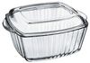 Pasabahce 59049 2-Teilig Auflaufform Glaskochgeschirr Glasbräter 2,6L eckig mit Deckel Bräter Teller Schüssel Kochgeschirr Bild 2