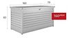 Biohort Freizeitbox, 160: 160 x 79 x 83 (b x t x h) cm, dunkelgrau-metallic Bild 2
