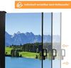 Seitenmarkise ausziehbar rechts, 160 cm hoch, Seitenrollo mit Fotodruck Berge Bild 4