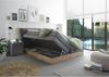 Boxspringbett 'Preston 6' mit Matratze und Topper, Dark Grey/Artisan Eiche, H2, 180x200 cm Bild 4