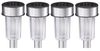 Grundig Solar Gartenleuchten - Solarleuchten 4 Stück - Gartenlampen für Draußen - Solarlampen mit Weißem Licht - 6-8 Stunden Batterielebensdauer - IP44 Wasserbeständig - Ø4,8x36,5 cm - Edelstahl Bild 5