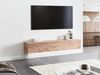 Wandmontierter TV-Schrank GLADSTONE Braun Bild 2