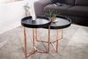 Moderner Couchtisch STACCA 60cm abnehmbares Tablett schwarz Bild 4