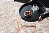 Moderner Couchtisch STACCA 60cm abnehmbares Tablett schwarz Bild 5