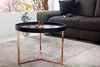 Moderner Couchtisch STACCA 60cm abnehmbares Tablett schwarz Bild 2